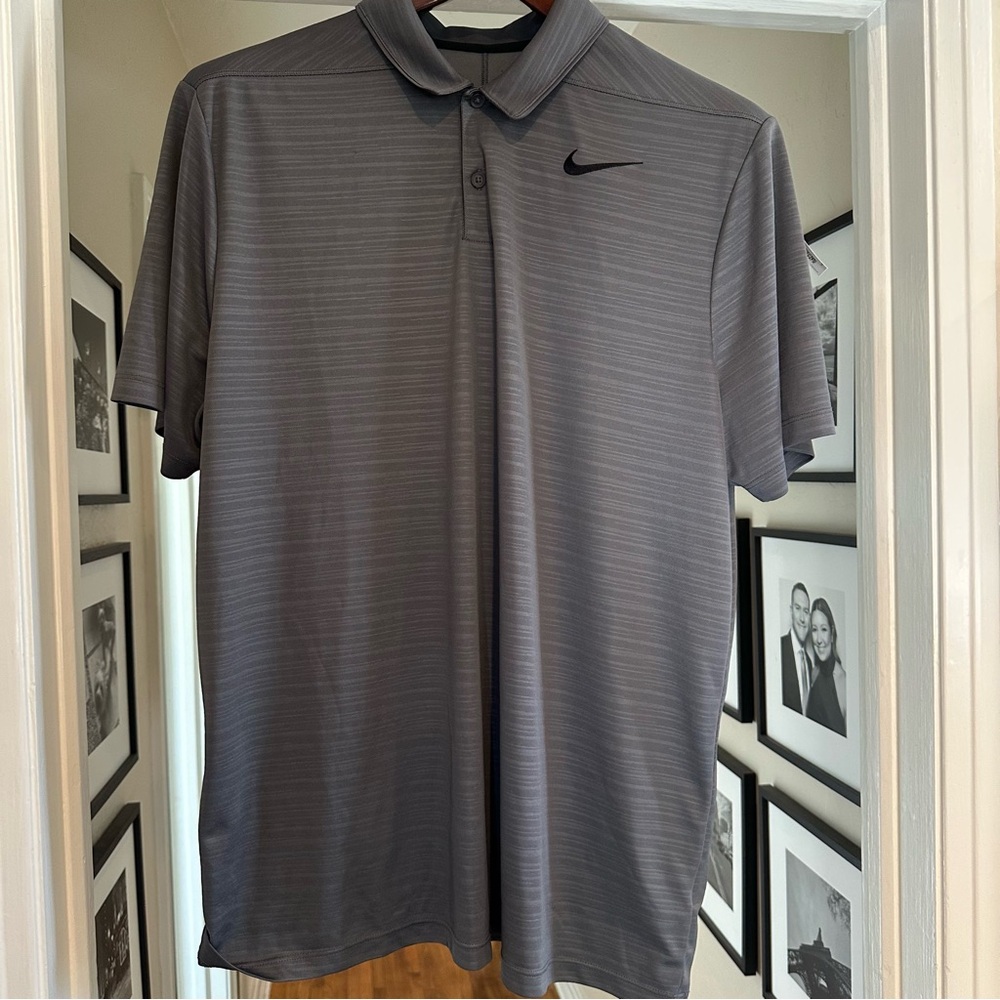 Nike Men's Charcoal Polo Shirt